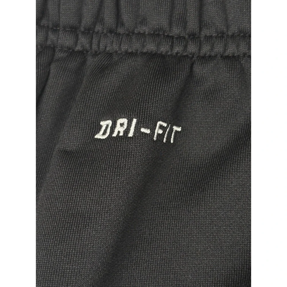 Nike Youth Small Dri-FIT Track Pants Black Athletic Zip‎ Ankle